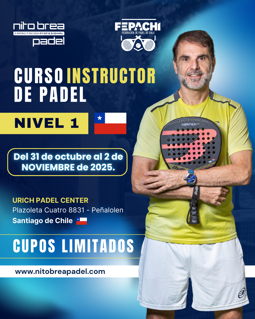 Instructor de Padel Nivel I - Chile